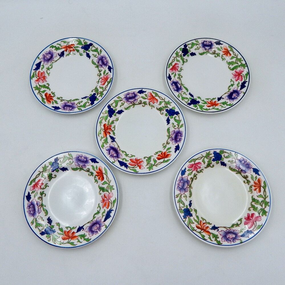 Spode Copeland China Butter Dishes 6 Inch (5) Exclusive To Harrods London R4471